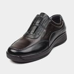 [Dr.K] Men's Comfort Slip-on Healing15 Dark Brown-Sneakers with Arch Support, Walking Shoes for Foot and Heel Pain Relief-Made in Korea